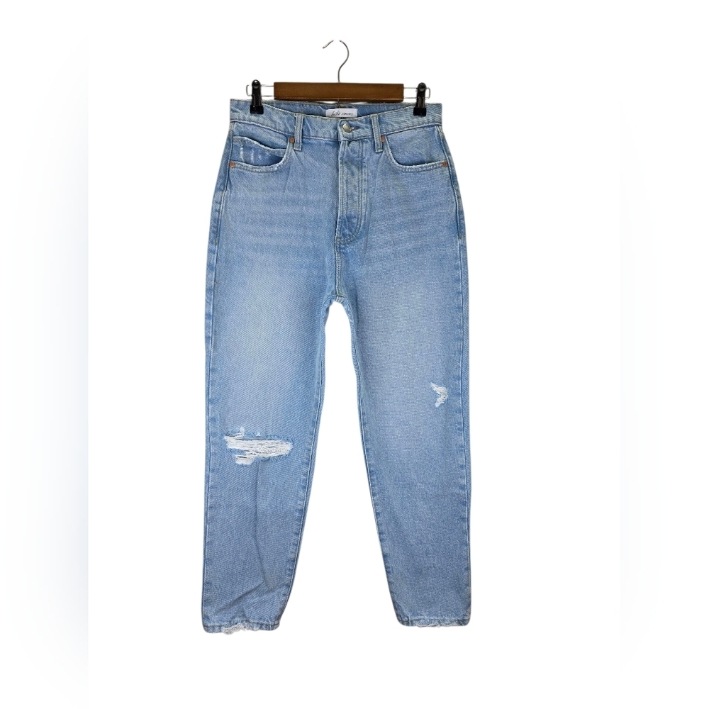Betro Simone Women's Light Wash High- Rise Button Fly Straight Leg Jeans Size 28
